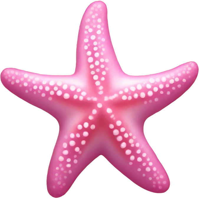 Pink starfish emoji