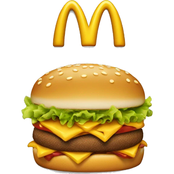 mcdonald’s logo emoji