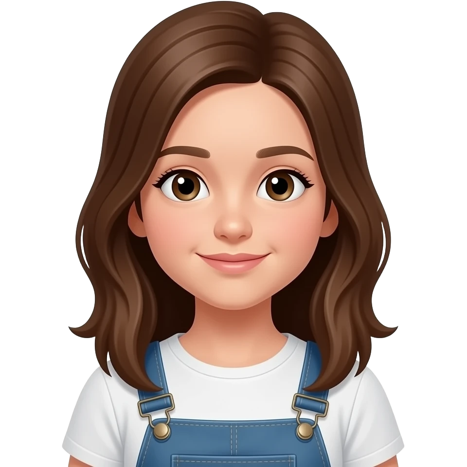 brune Alicia 11 ans emoji