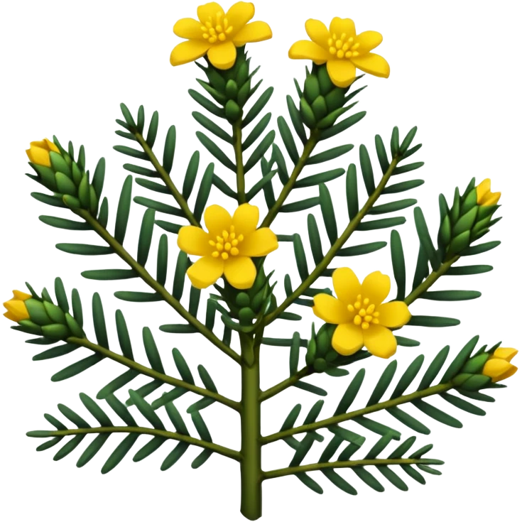Black gorse emoji