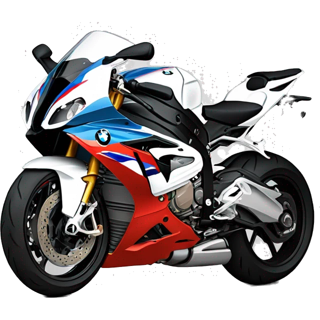 bmw s1000 rr 2d style flat drawing emoji