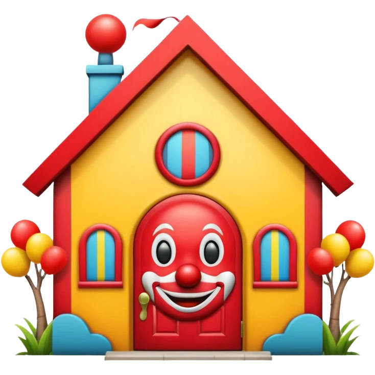 clown house emoji