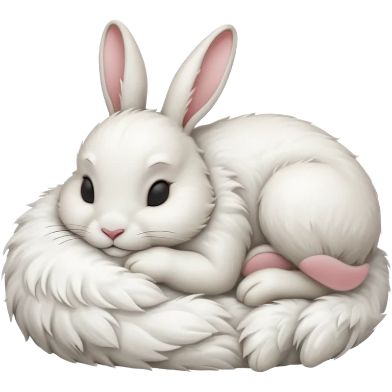 rabbit sleeping emoji