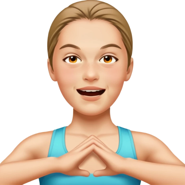 Calm workout ￼ emoji