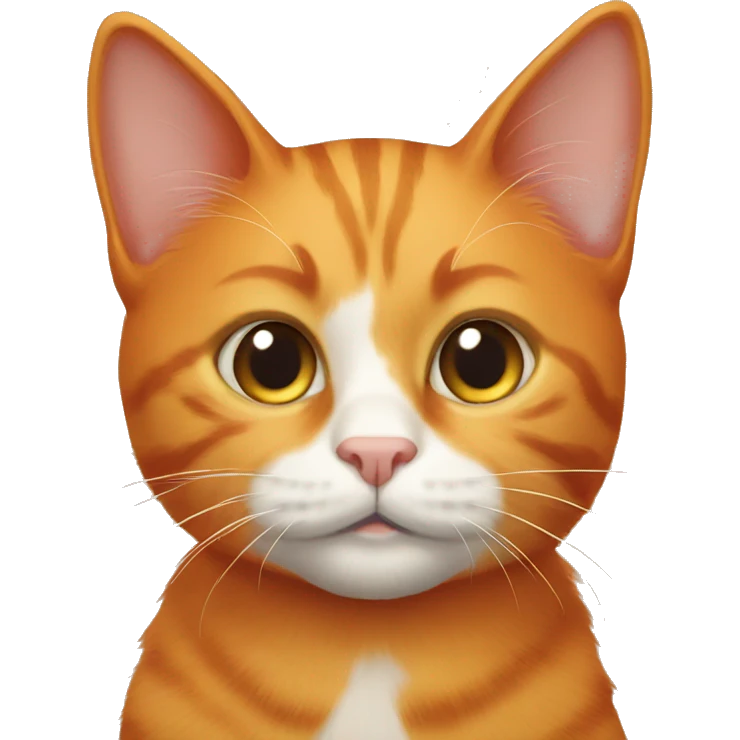 Orange cat emoji