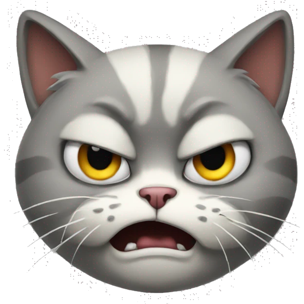 Cat angry emoji