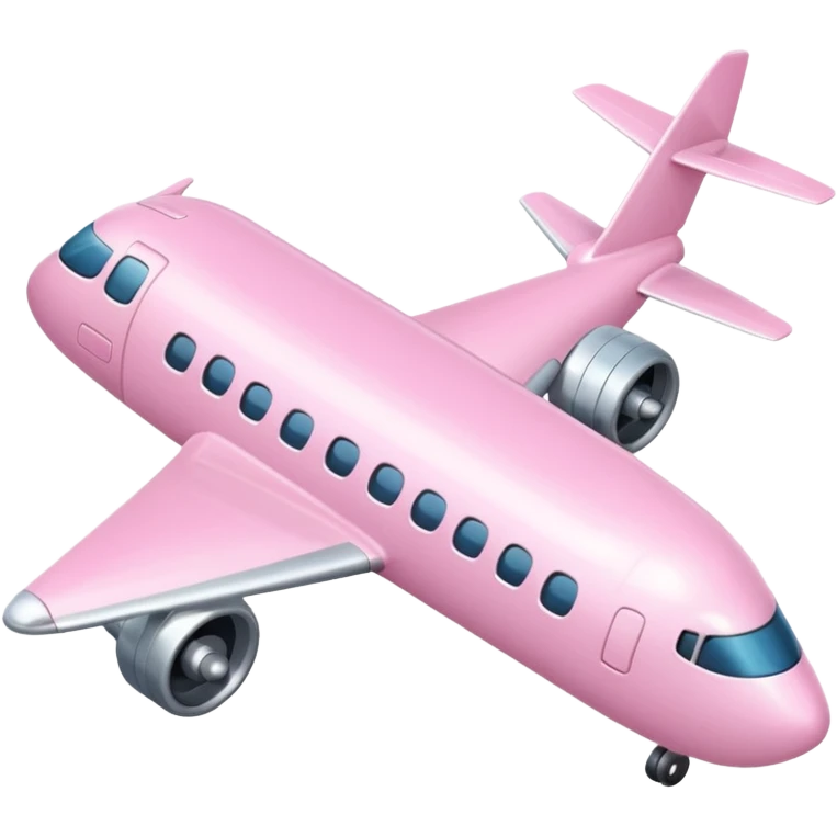 Light pink airplane emoji
