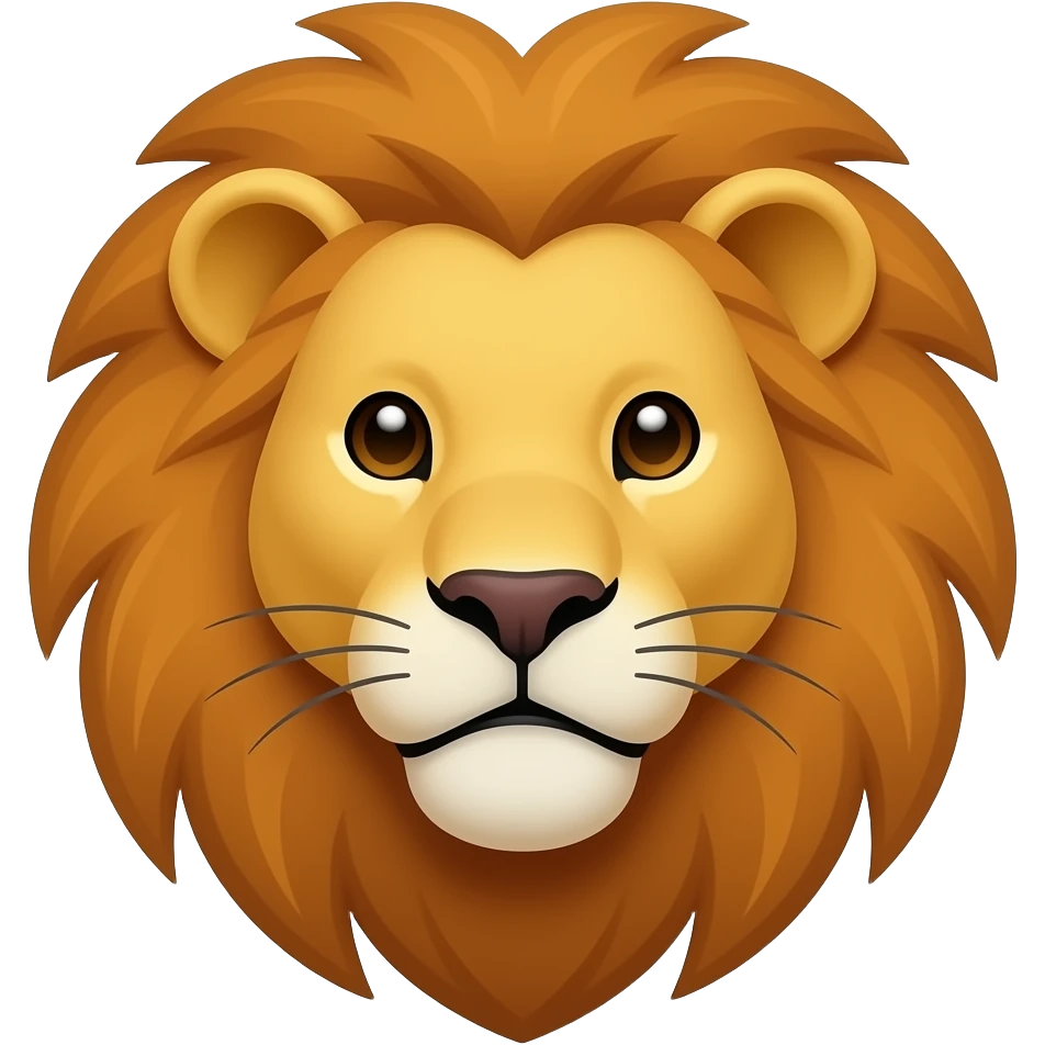 lion face emoji