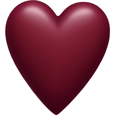 Maroon heart  emoji