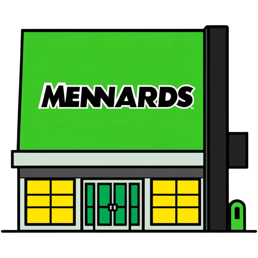 Menards sign emoji