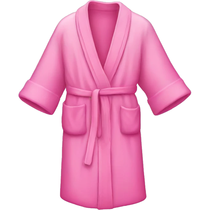 Pink robe  emoji