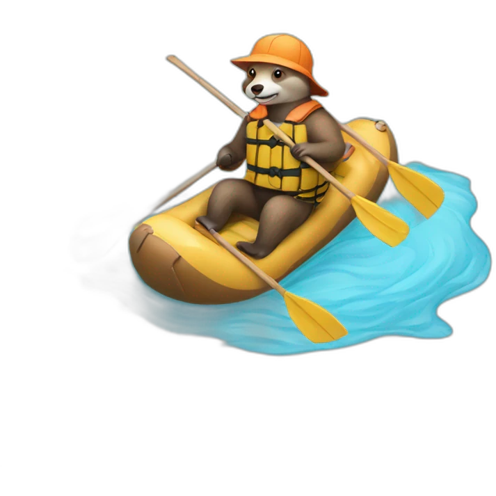 loutre rafting emoji
