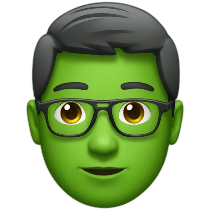 Dj fondo verde  emoji