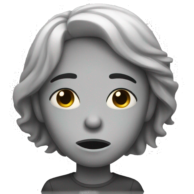 Sad and exhausted  emoji