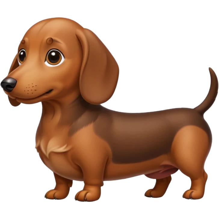 Chunky dachshund  emoji