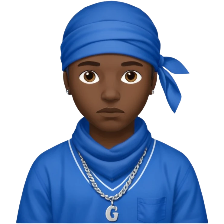gangster crips emoji