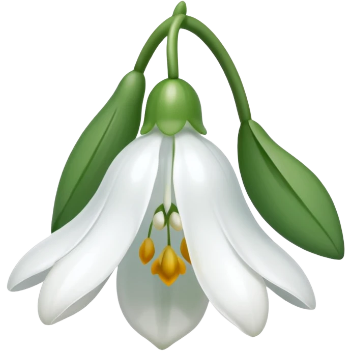 snowdrop flower emoji