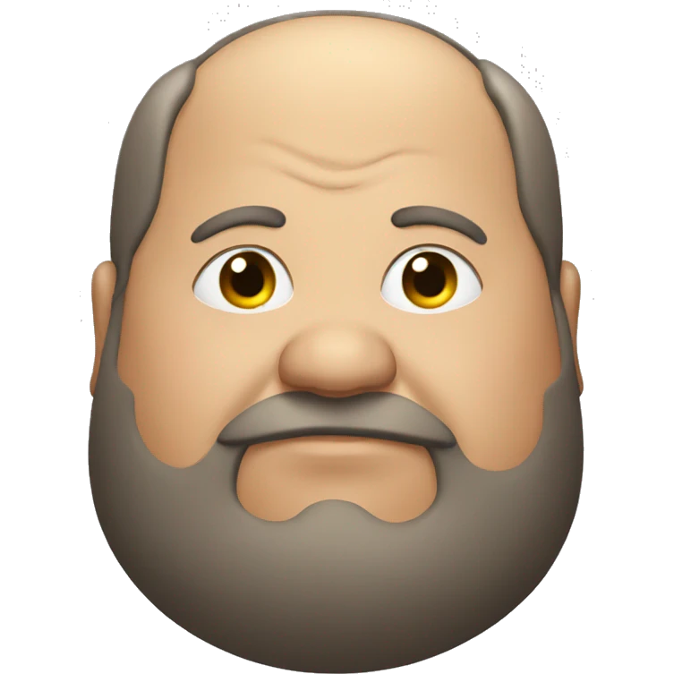 Fat man emoji