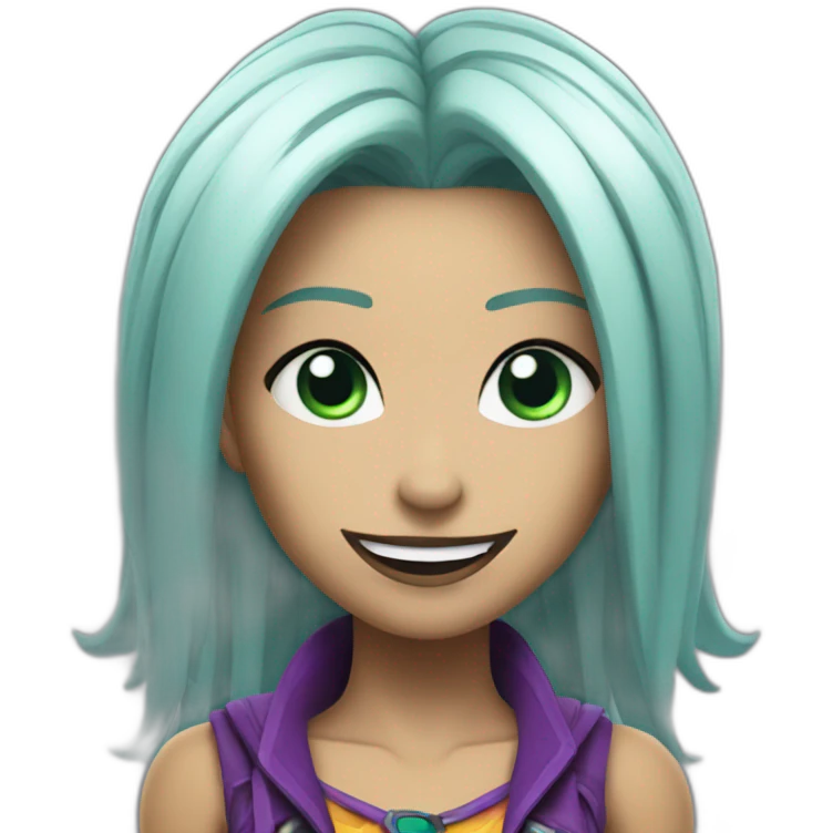 Jinx from Teen Titans emoji