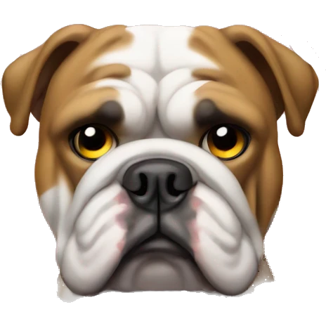 english bulldog no entry sign emoji