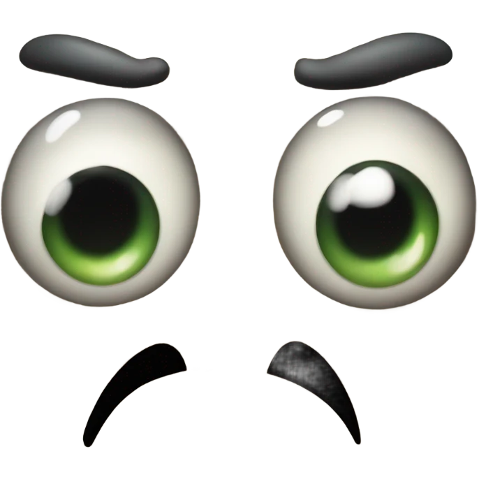 a one eye monster crying emoji