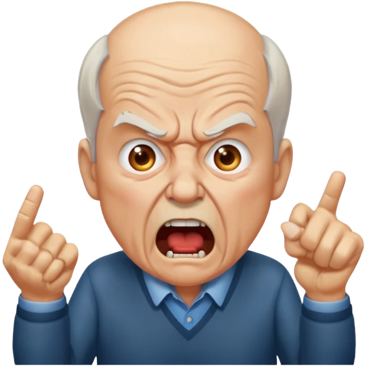 old man yells at keynote emoji