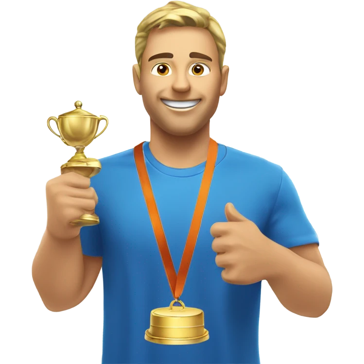Médaille trophée  emoji