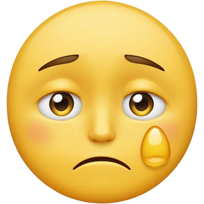 Sad face emoji emoji