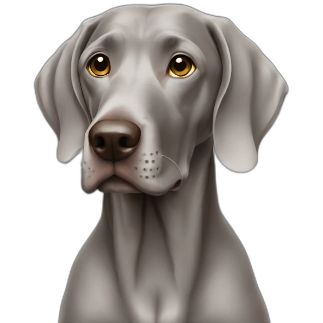 weimaraner emoji