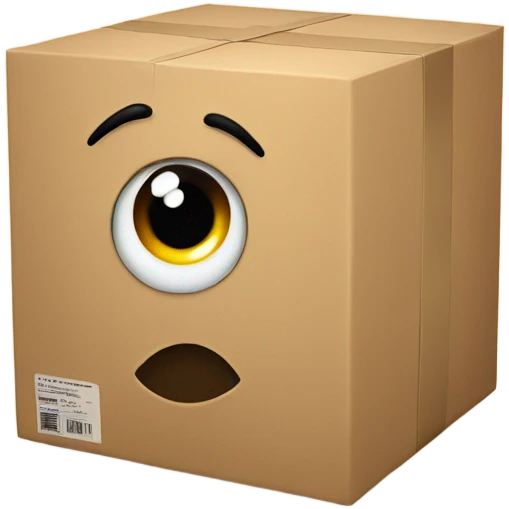 Eyes in a box emoji