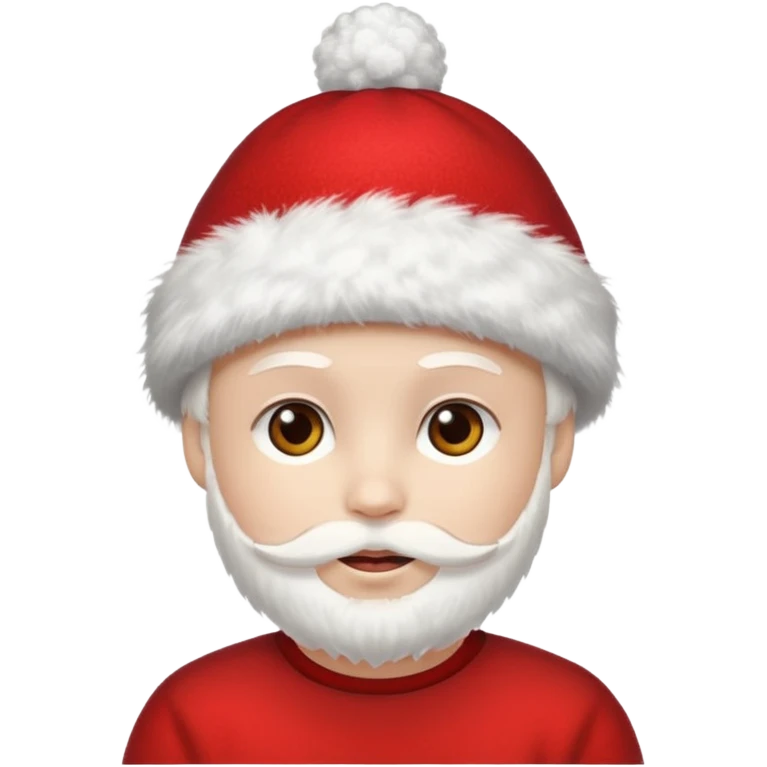 The red Christmas hat emoji