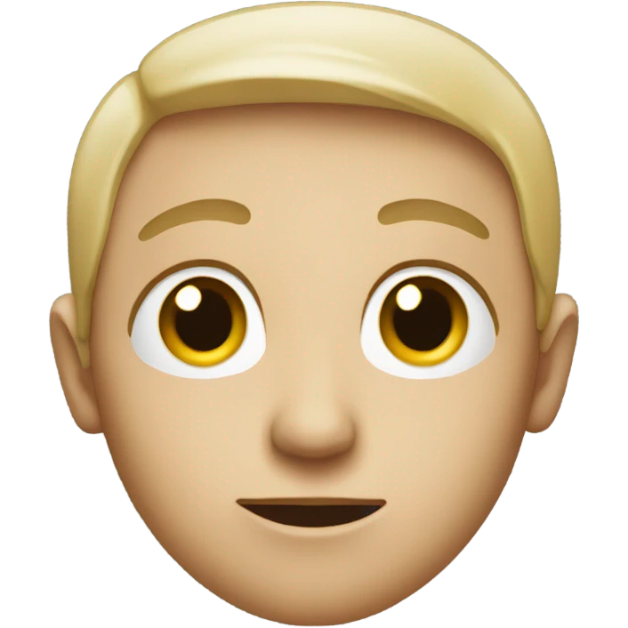 Blank face emoji