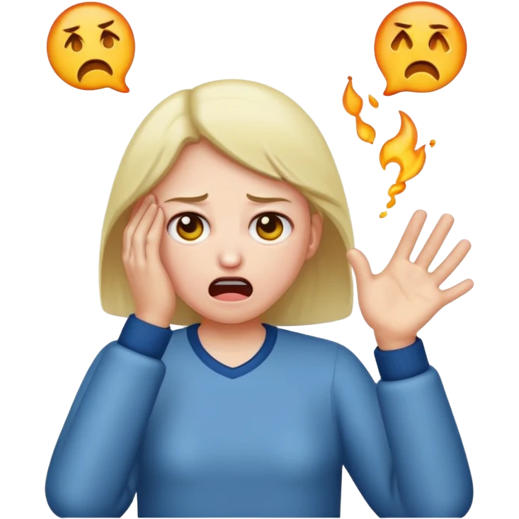 Throw up emoji