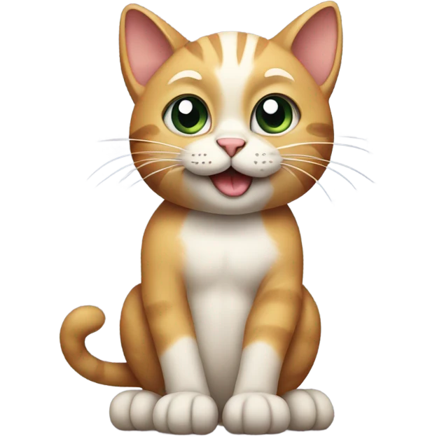 Cat Flipping you off emoji