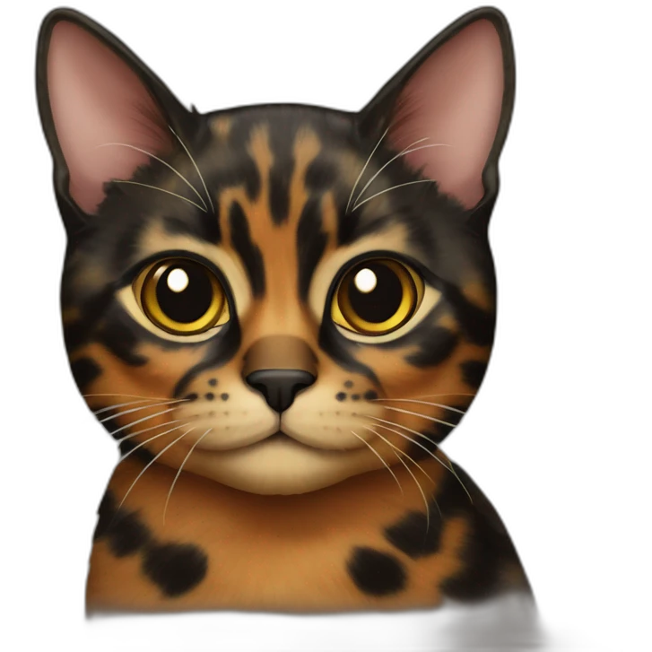 tortoiseshell cat emoji