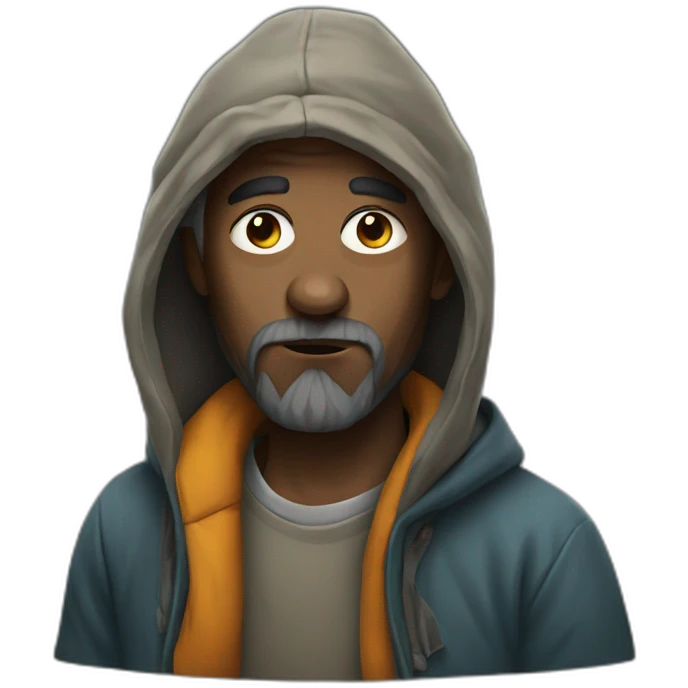 Homeless emoji