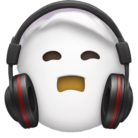 headphone with bow emoji
