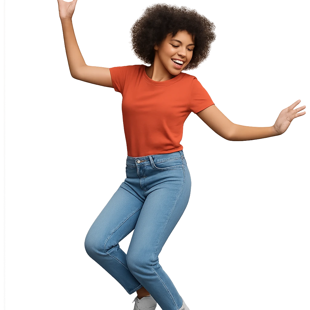 a person dancing emoji