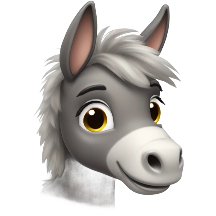 Donkey cute  emoji