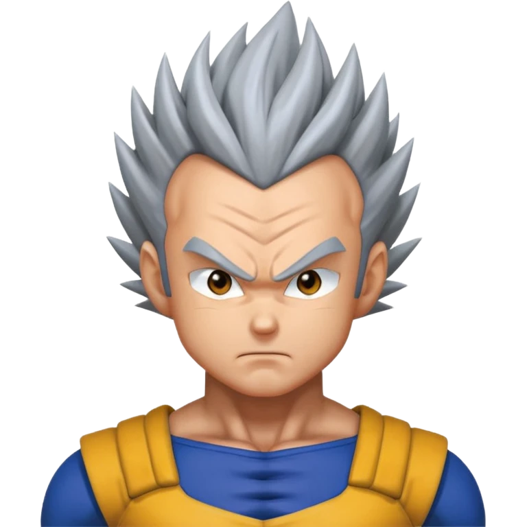 Vegeta Grey hair emoji