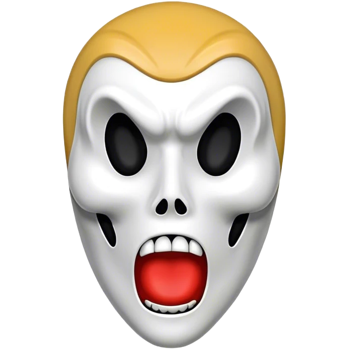 Scream mask emoji