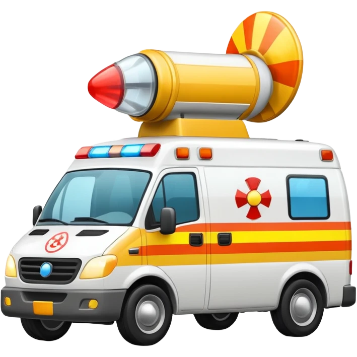 Emergency van emoji