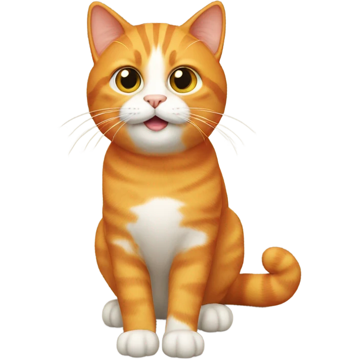 Orange cat emoji