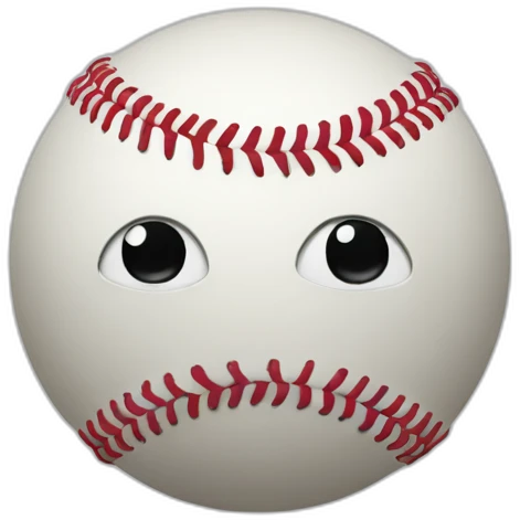 baseball with mustach emoji