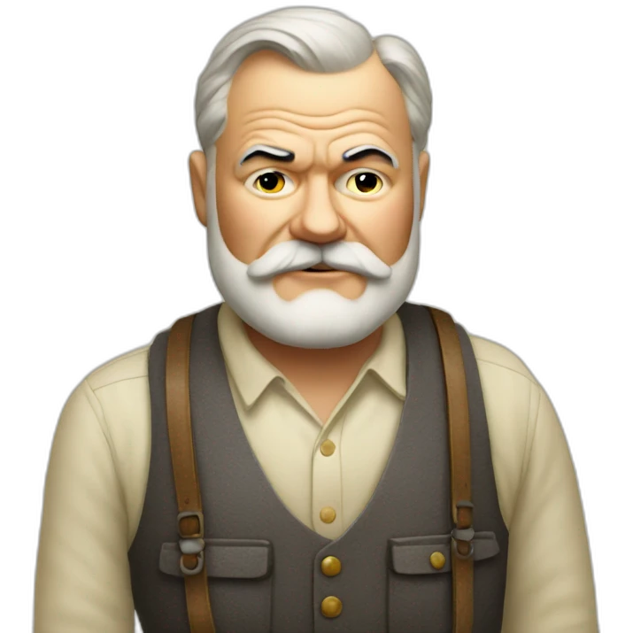 Ernest Hemingway emoji