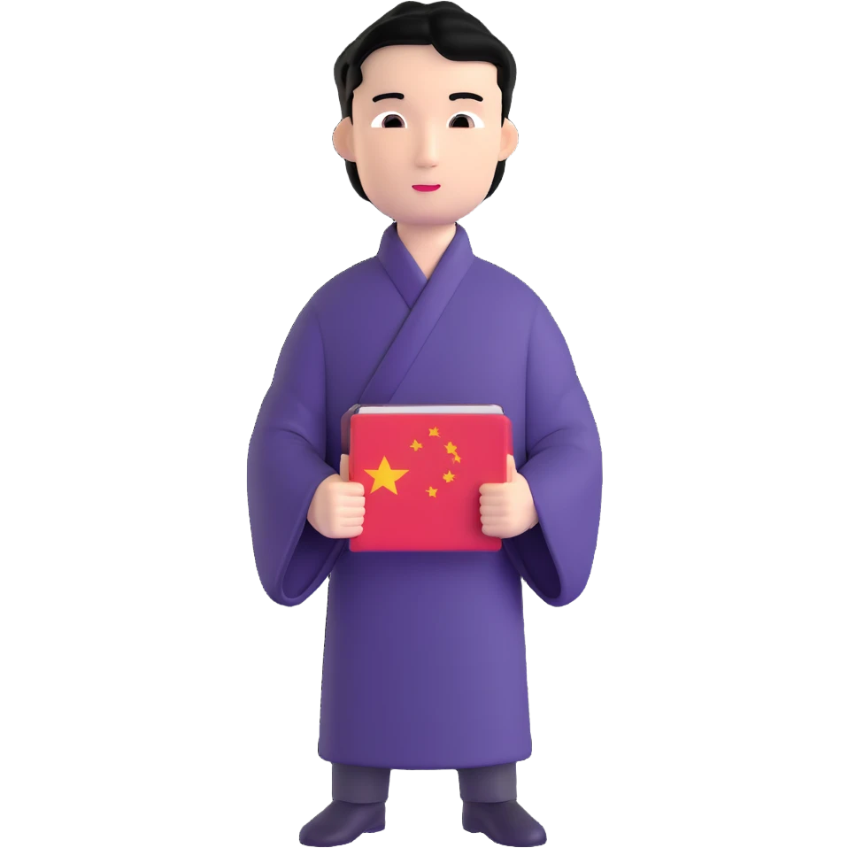 black haired handsome Chinese man emoji