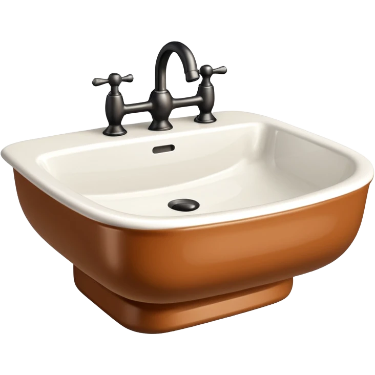 retro wash basin
 emoji