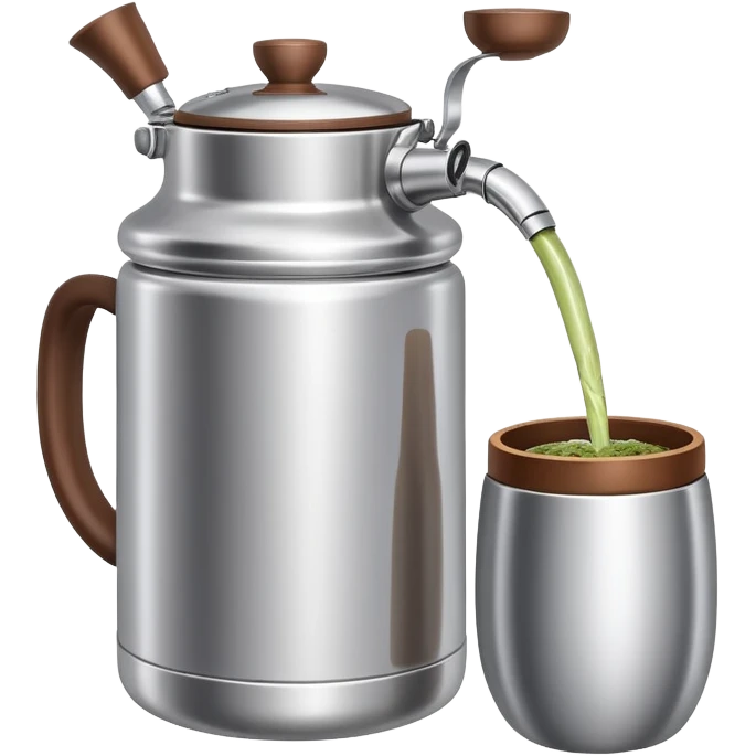 Mate y termo  emoji