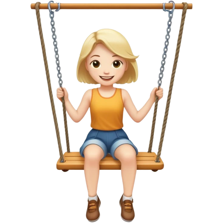 person swinging on a swing emoji