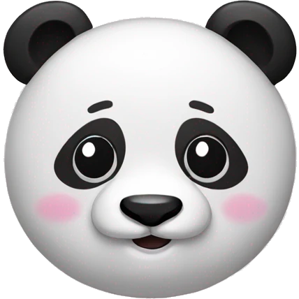 panda with sugar emoji